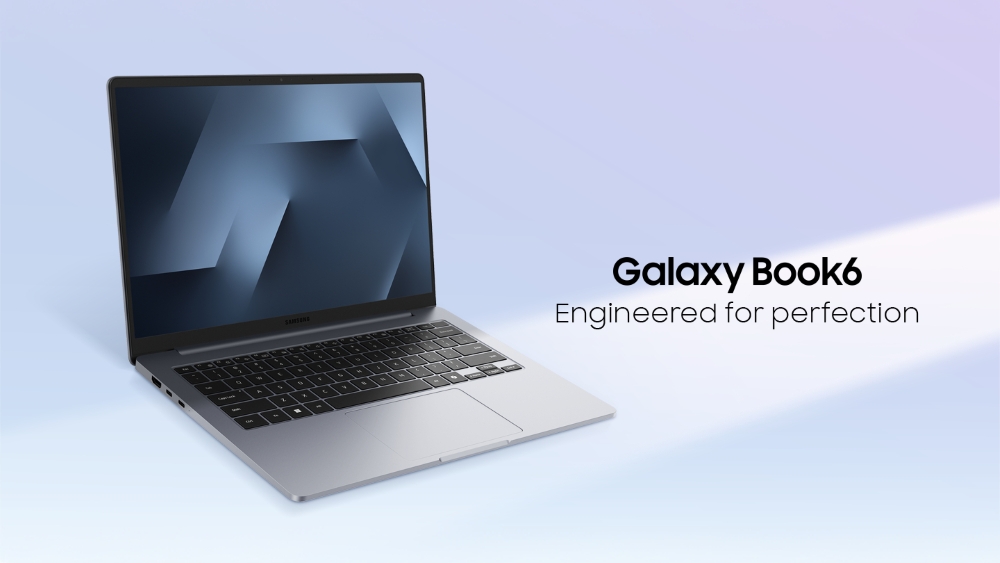 Samsungが発表した新しい14型Galaxy Book6。公式の広報画像。