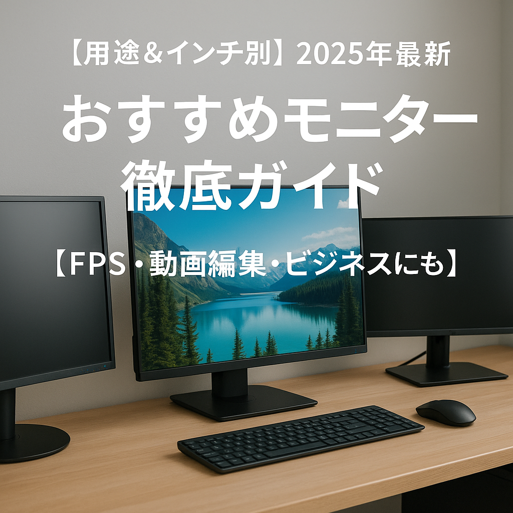 用途・インチ別おすすめモニターガイド