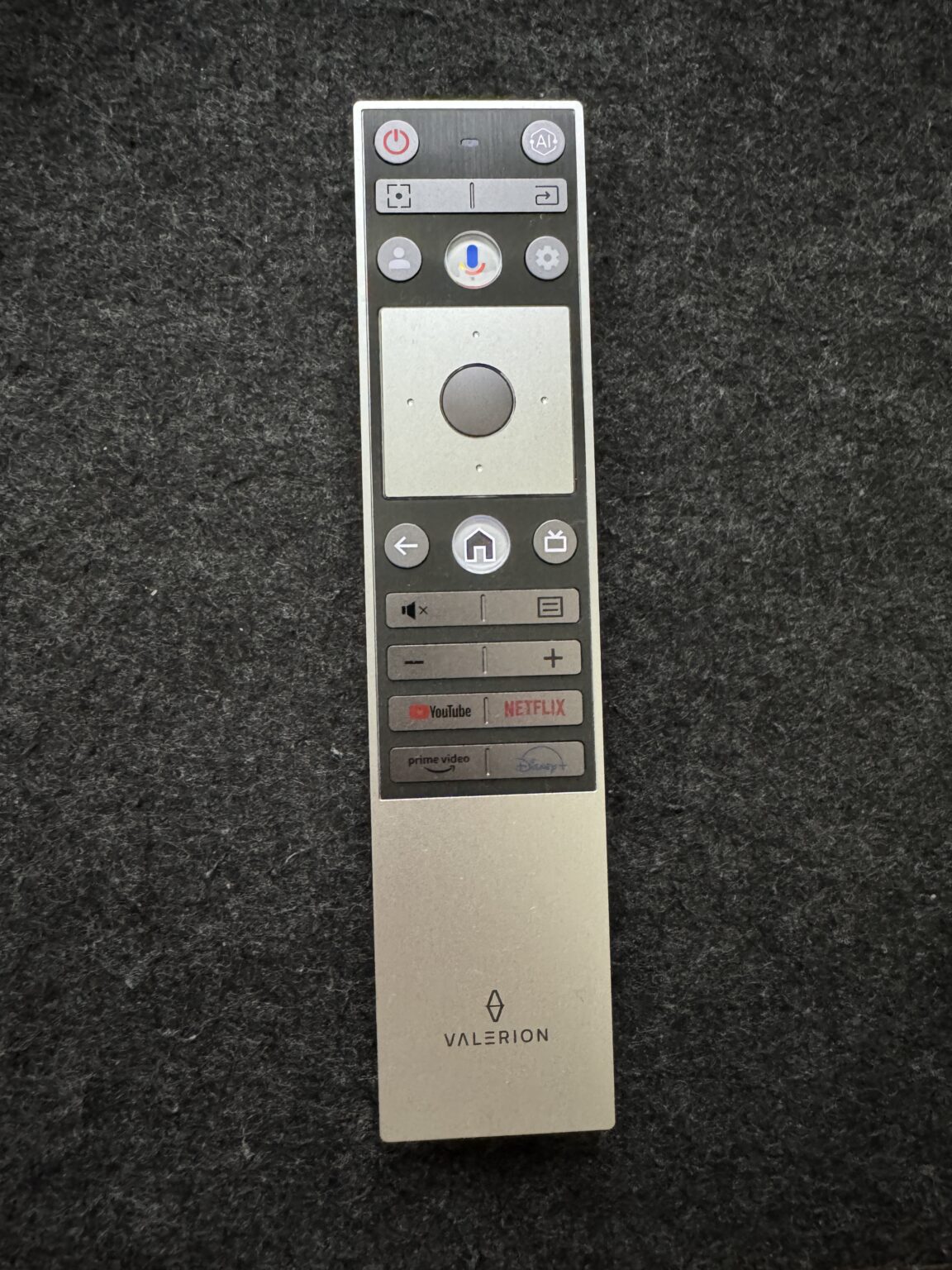 Valerion StreamMaster Plusのリモコン