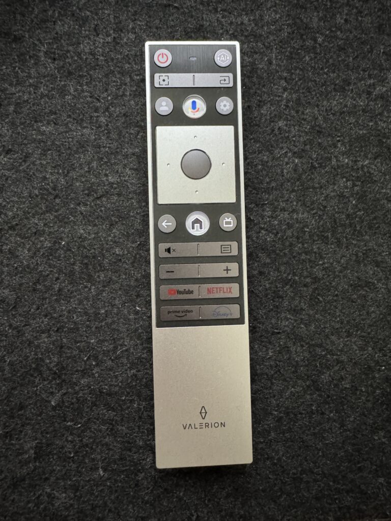 Valerion StreamMaster Plusのリモコン