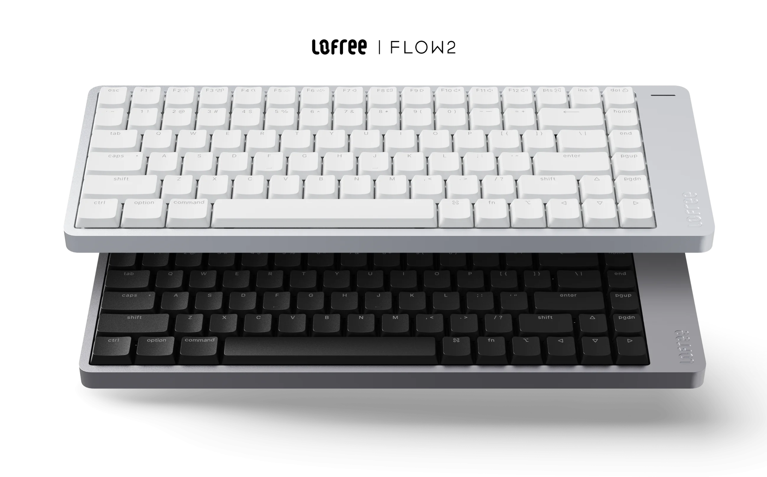 Lofree Flow 2 84の薄型アルミボディ
